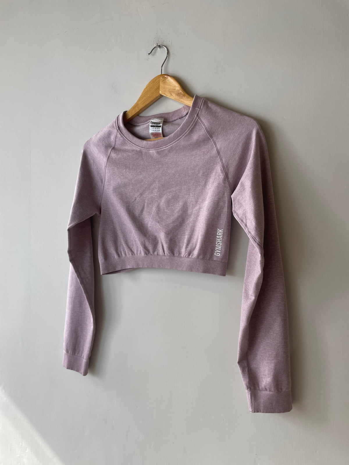 Gymshark Adapt Marl Long Sleeve Crop Top