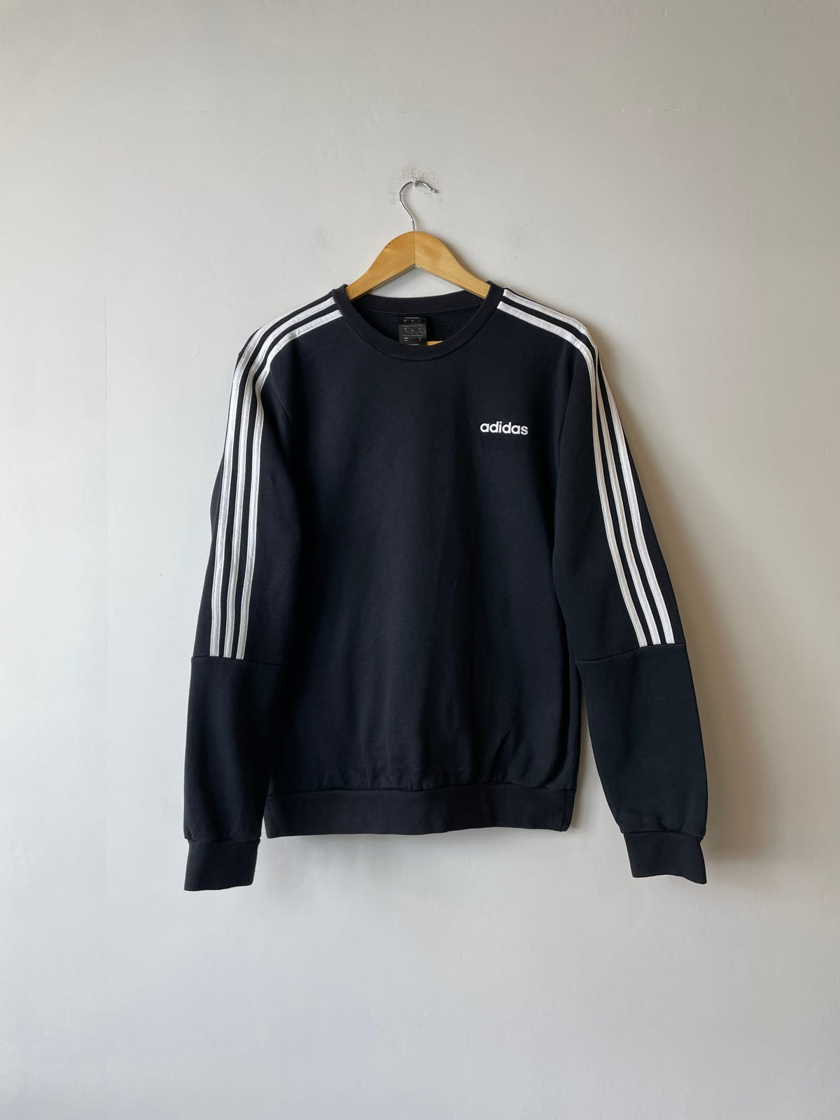 Adidas 3-Stripes Fleece Crewneck Sweatshirt