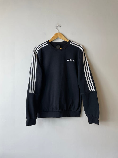 Adidas 3-Stripes Fleece Crewneck Sweatshirt