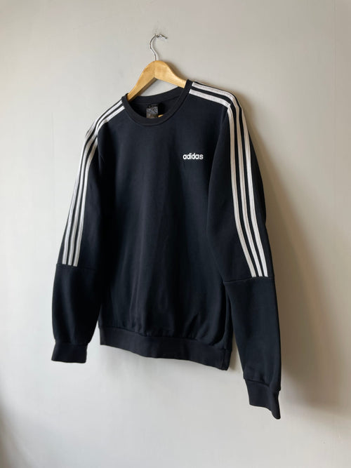 Adidas 3-Stripes Fleece Crewneck Sweatshirt