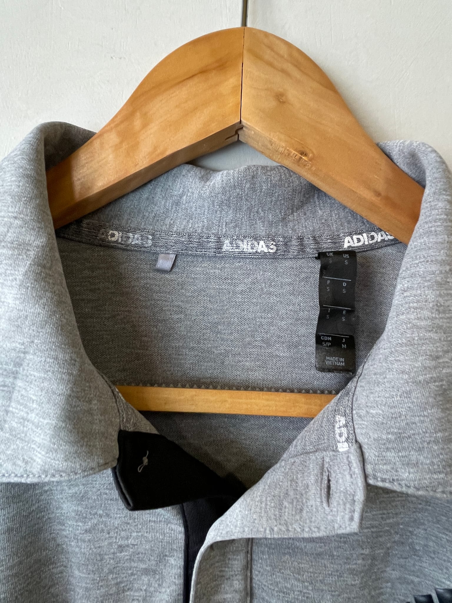 Adidas Heather Grey Polo