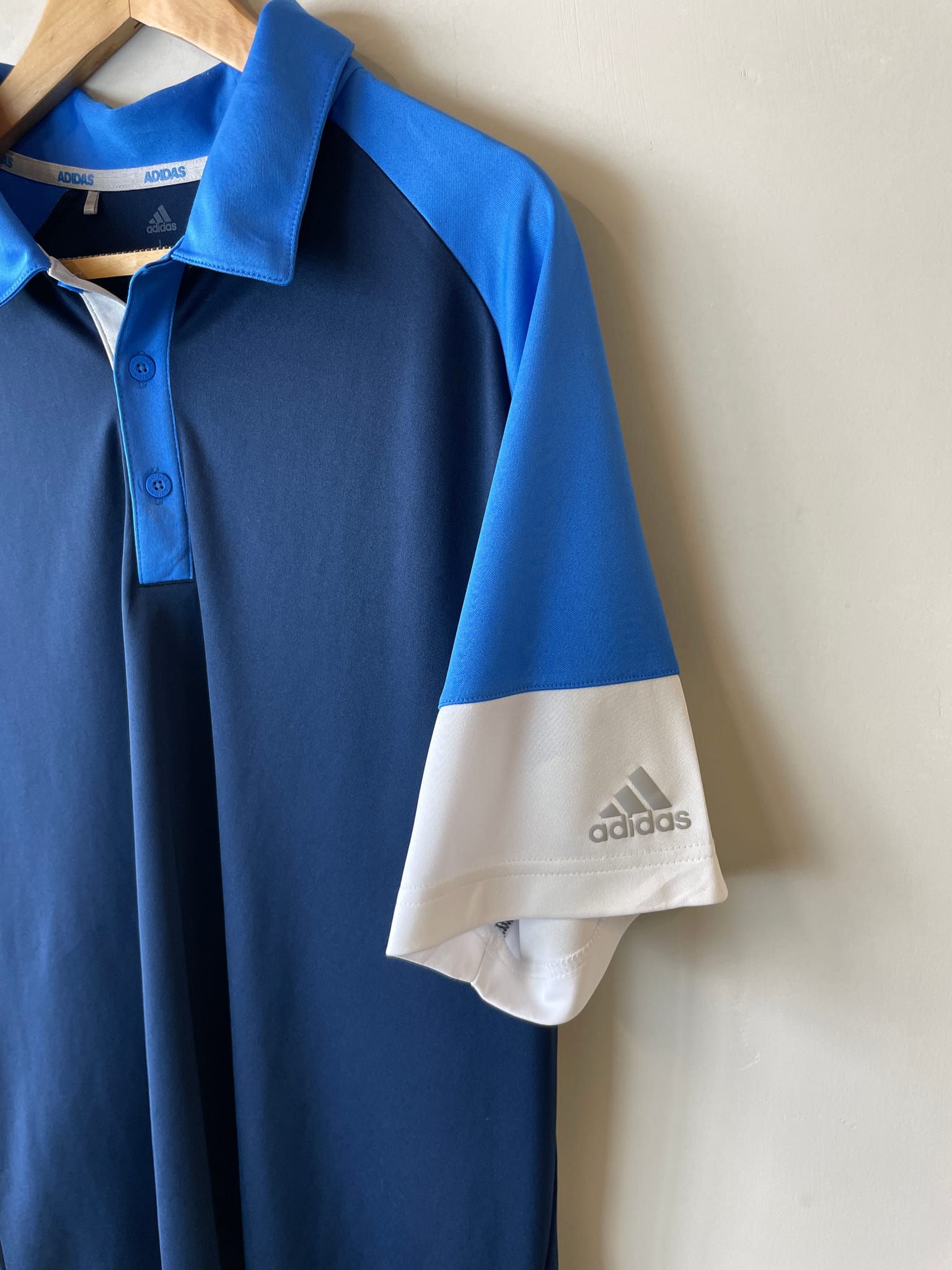Adidas Colorblock Golf Polo