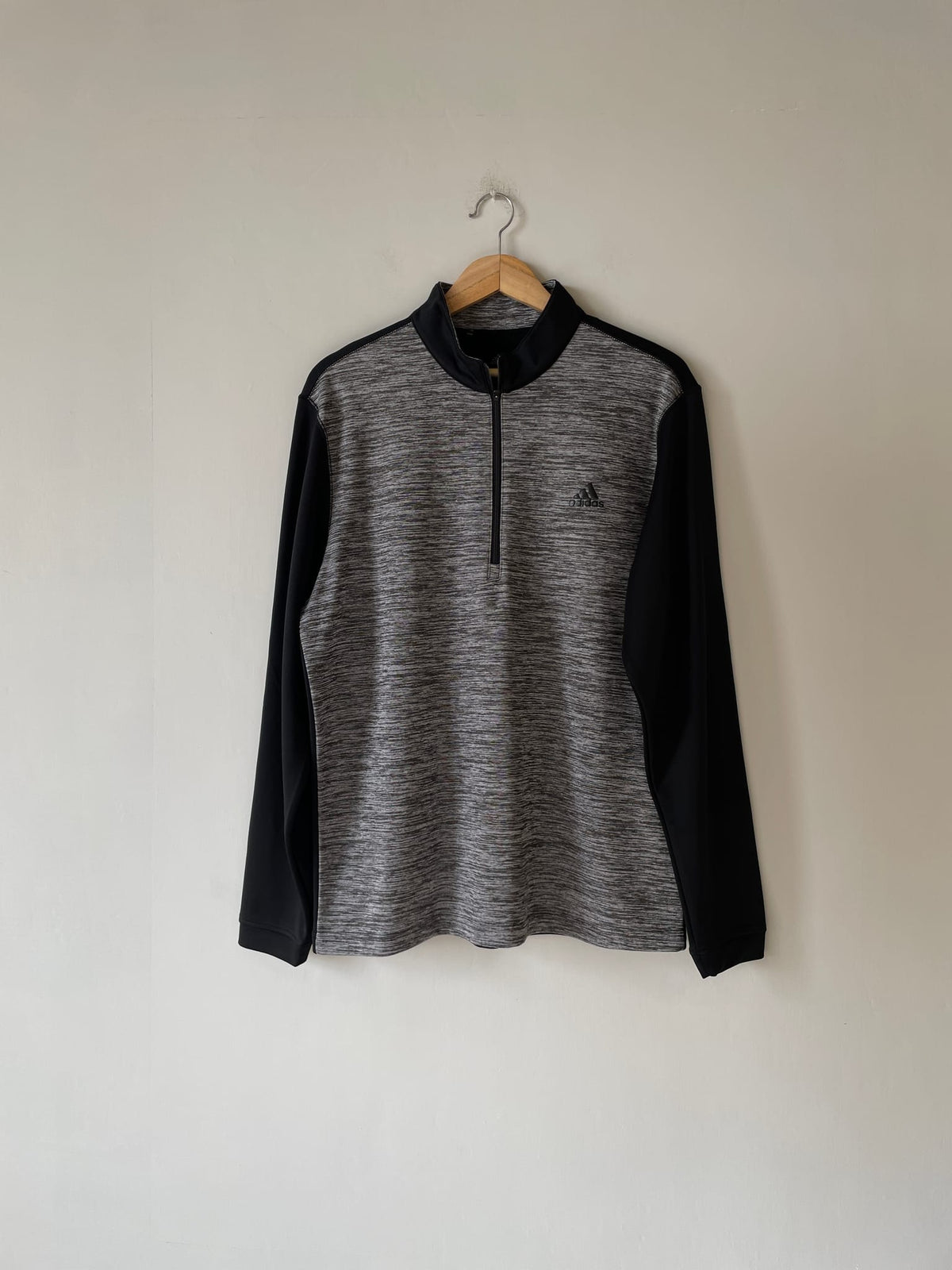 Adidas Performance Melange Half-Zip Pullover