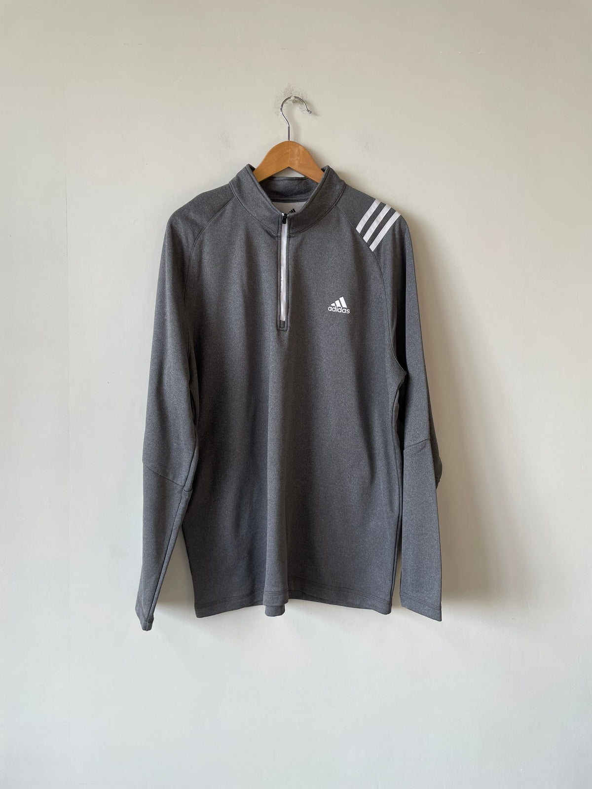 Adidas 3-Stripes Half-Zip Golf Pullover