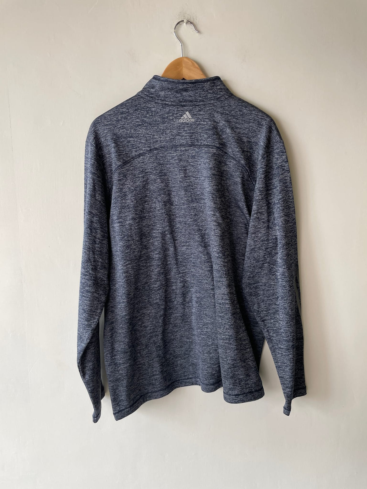Adidas Brushed Terry Quarter-Zip Pullover