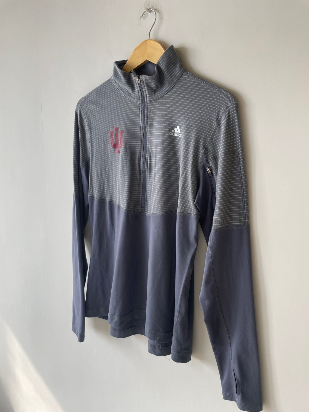 Adidas Indiana Hoosiers 1/2 Zip Pullover