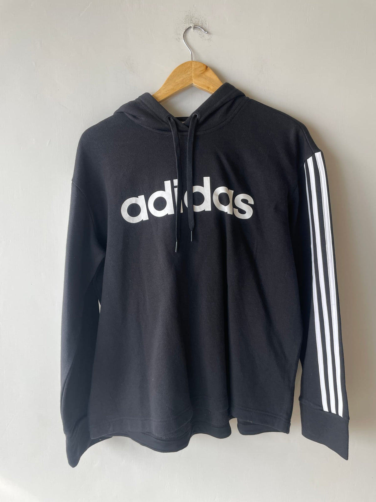 Adidas French Terry Linear Logo Hoodie