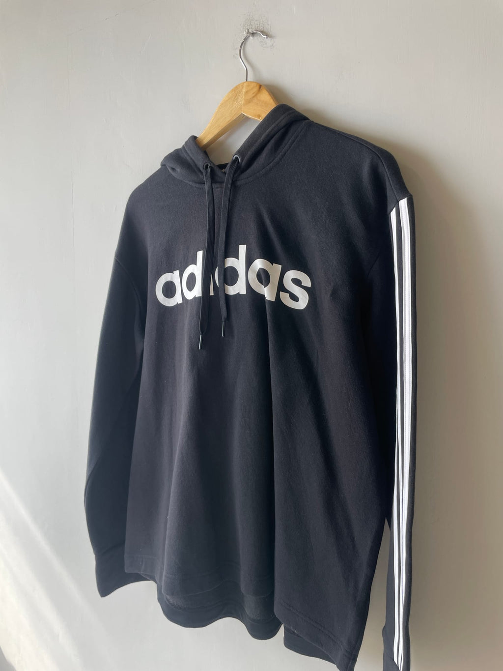 Adidas French Terry Linear Logo Hoodie