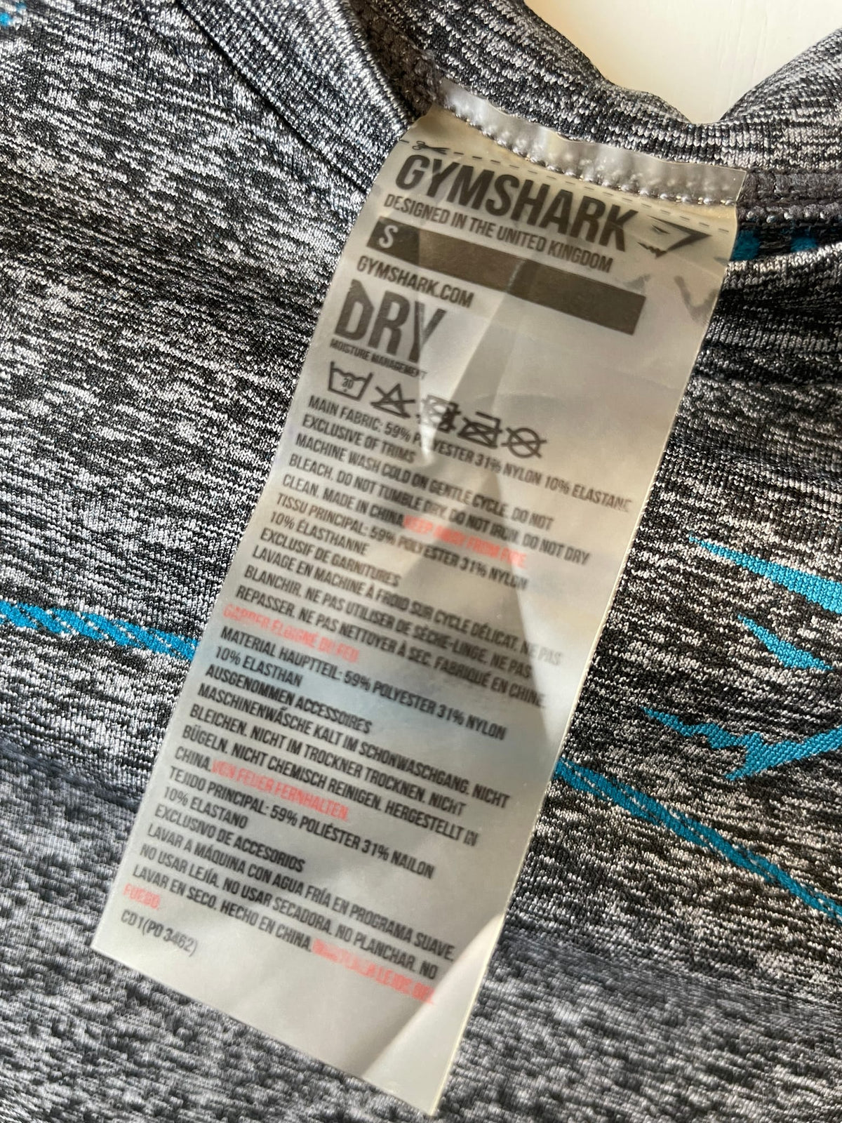 Gymshark Adapt Ombre Seamless Long Sleeve Crop Top