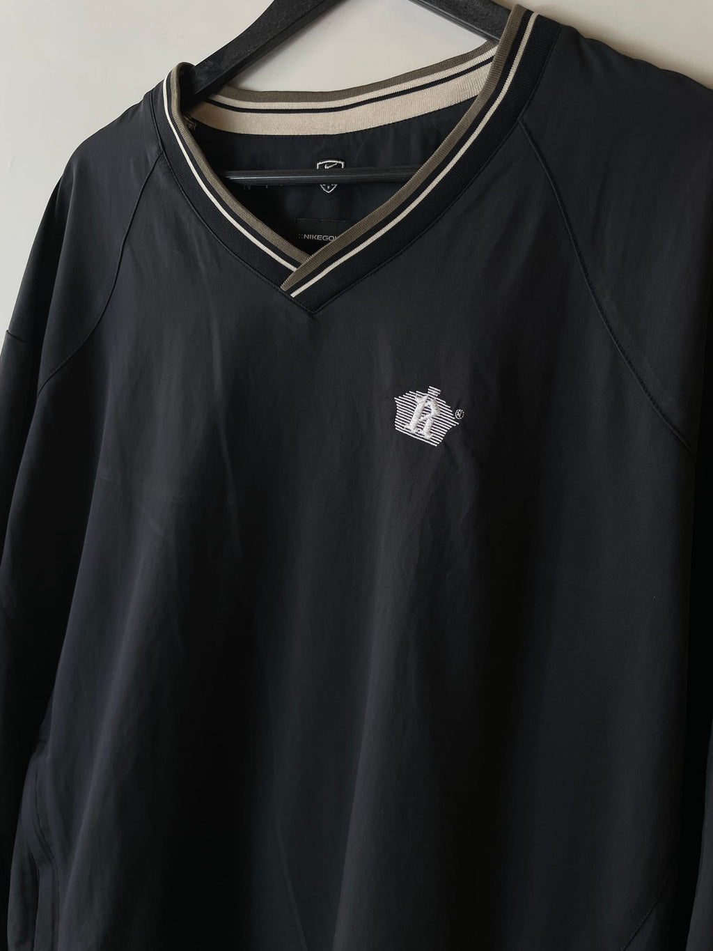 Nike Golf Vintage Y2K Conditioning Gear V-Neck Windshirt Pullover