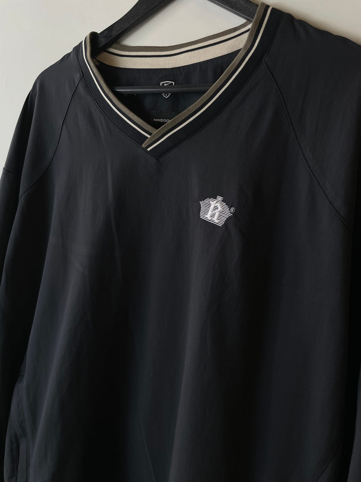 Nike Golf Vintage Y2K Conditioning Gear V-Neck Windshirt Pullover