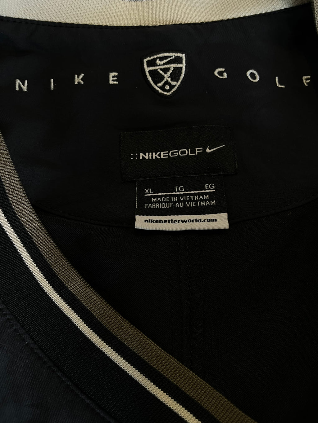 Nike Golf Vintage Y2K Conditioning Gear V-Neck Windshirt Pullover