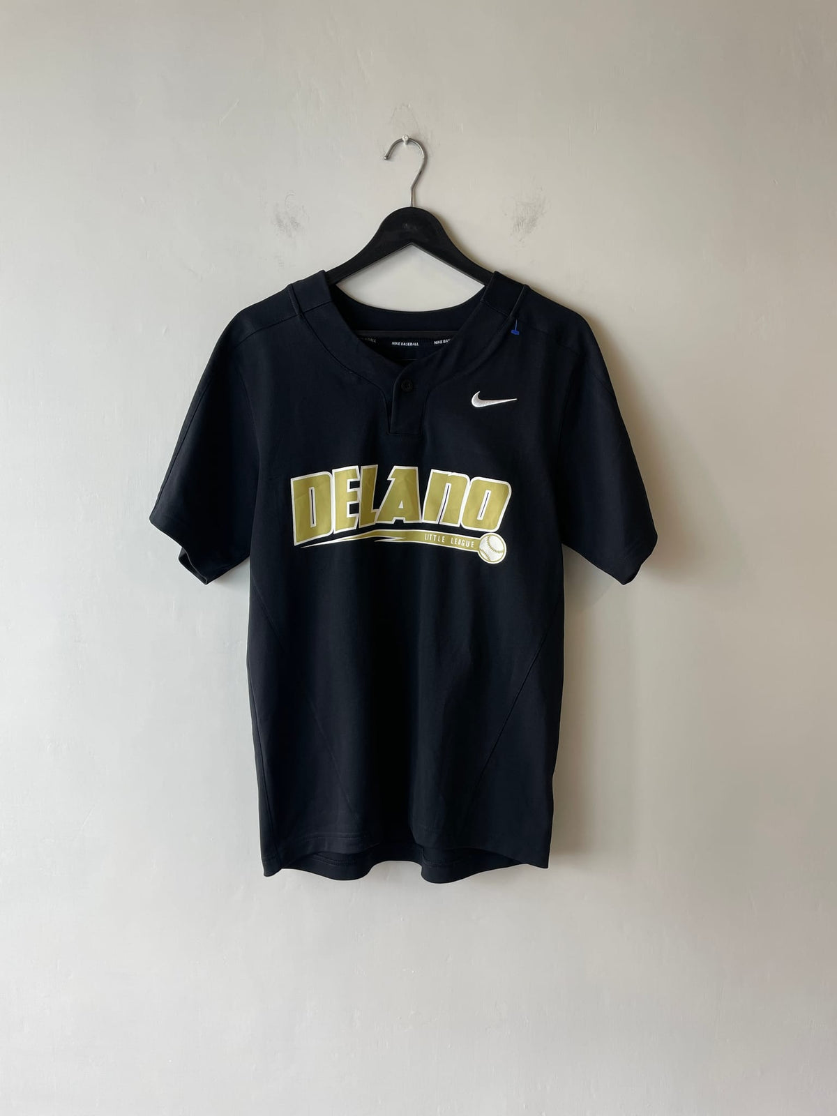 Nike Team Vapor Select 1-Button Baseball Jersey "Delano Little League" Custom Edition