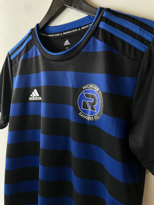 Adidas Striped 24 Hooped Teamwear Jersey "Michigan Rangers FC" Custom Club Edition