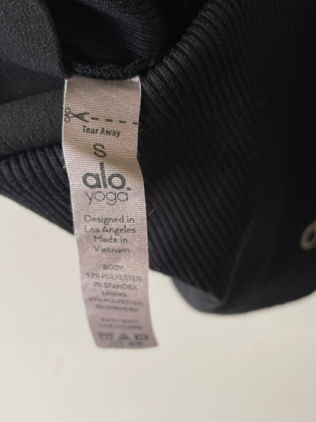 alo Alosoft Ribbed Chic Bra Tank