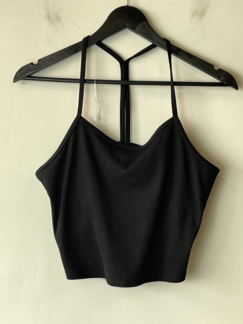 alo Alosoft Ribbed T-Back Cami Tank