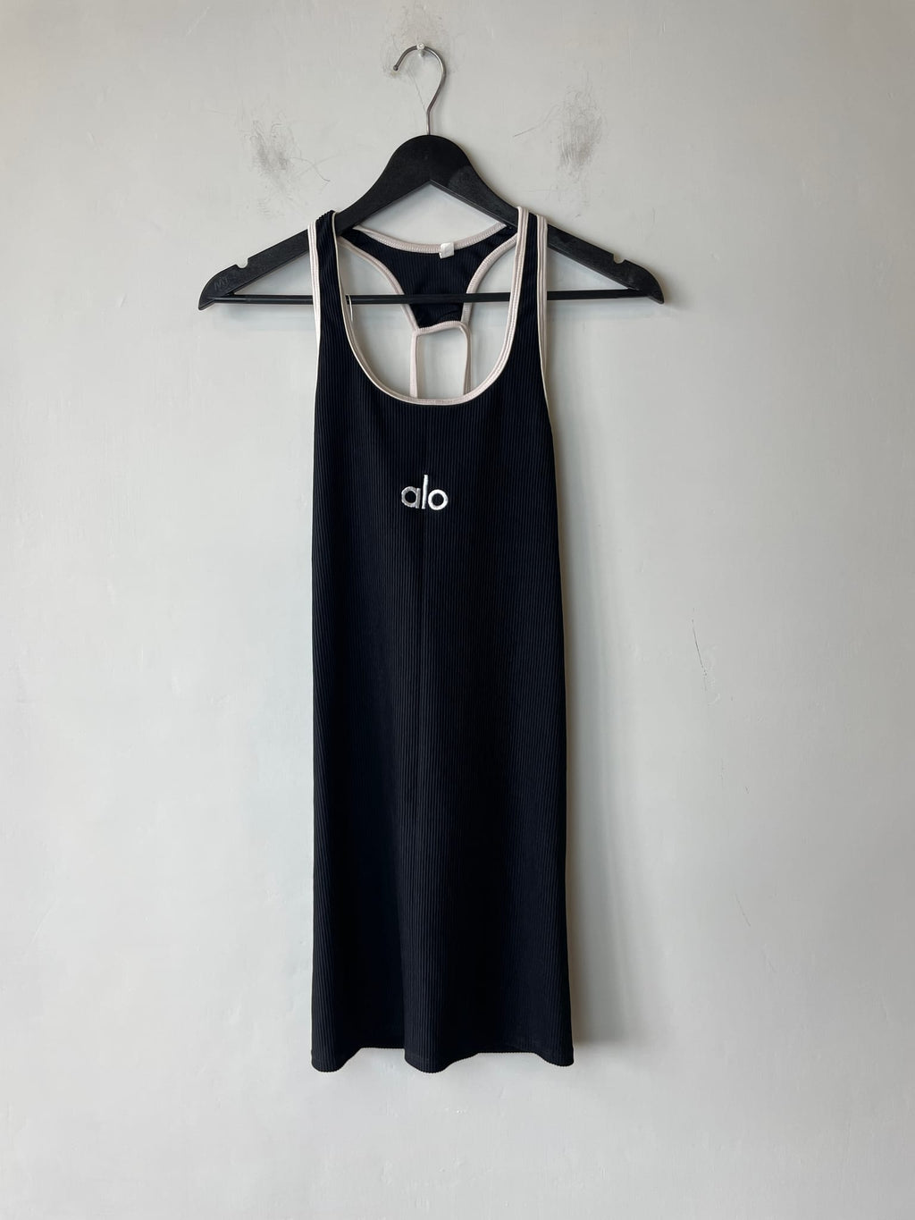 alo Ribbed Sweater Knit Highline Dress