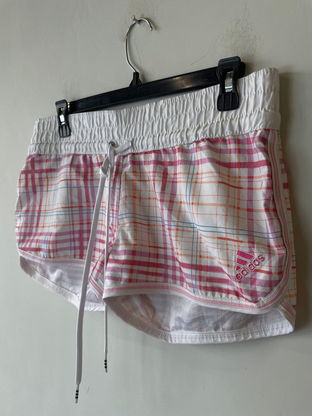 Adidas Plaid Climalite Running Shorts