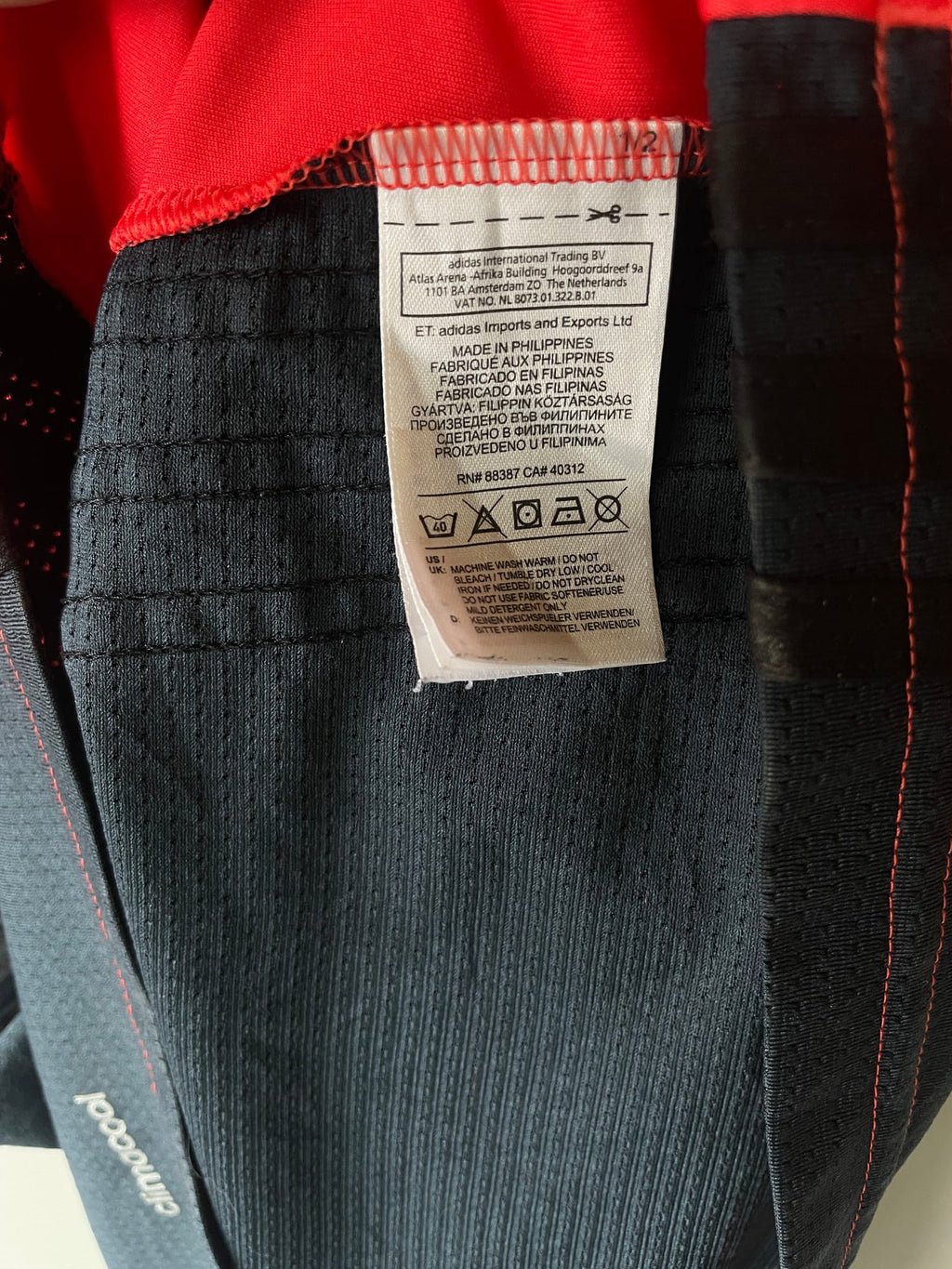 Adidas Team Power Colorblock Training Tee