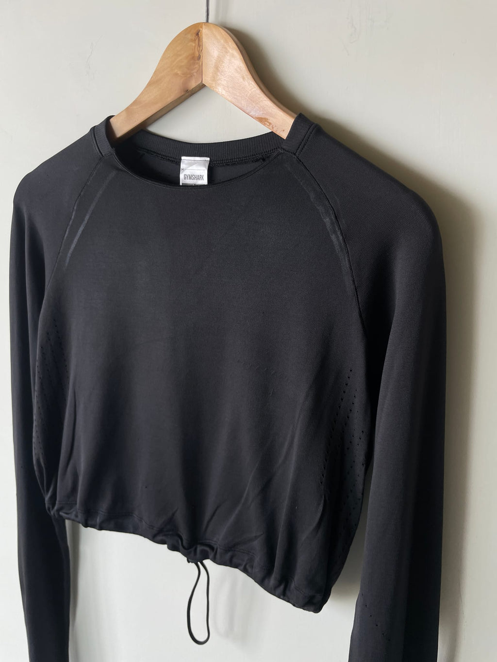 Gymshark Camo Cinched Long Sleeve Crop