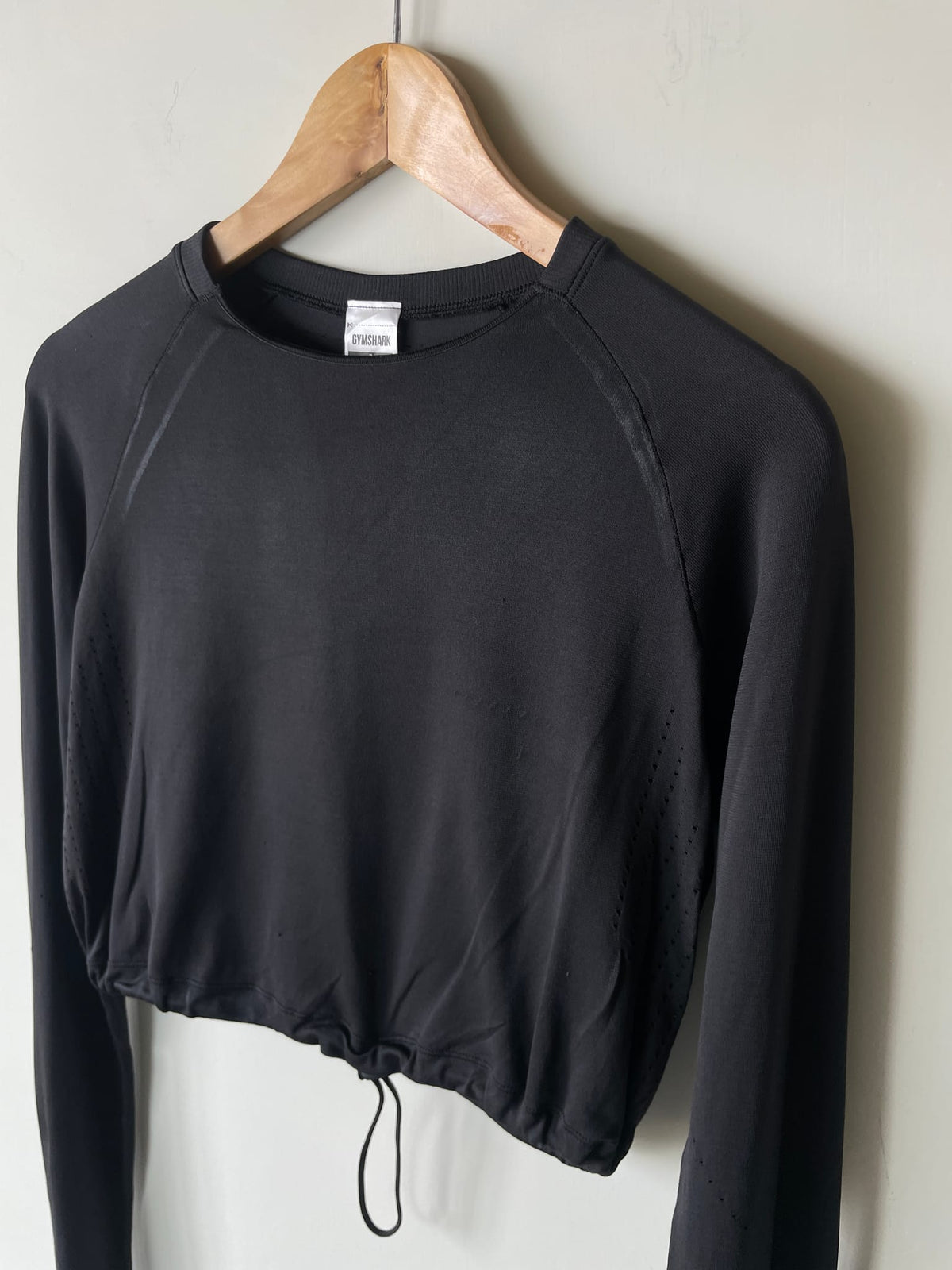 Gymshark Camo Cinched Long Sleeve Crop
