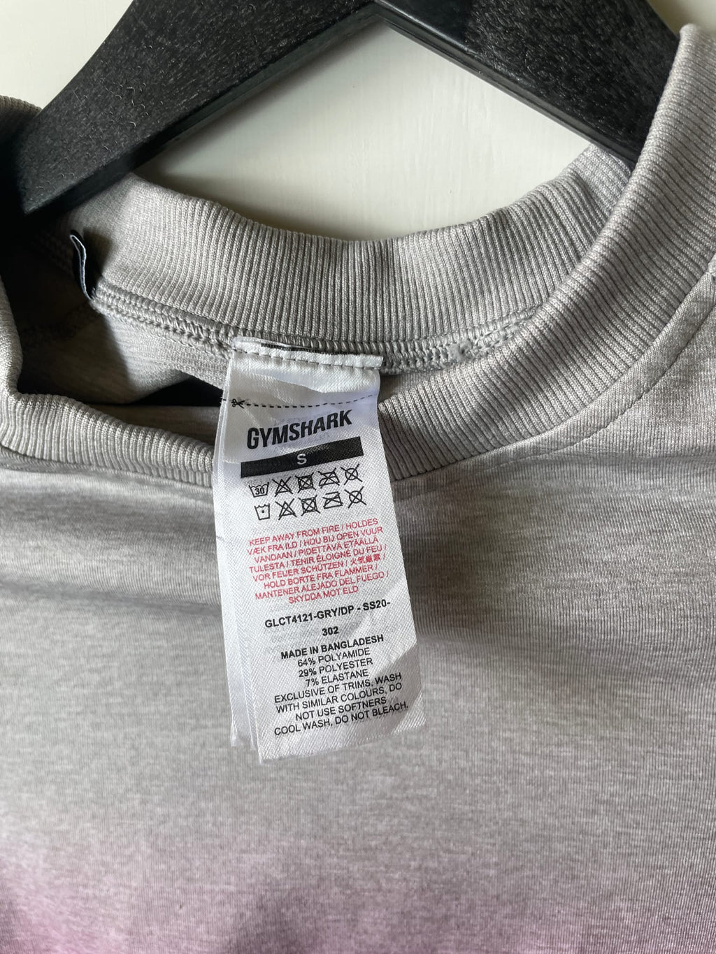 Gymshark Ombre Seamless Long Sleeve Crop