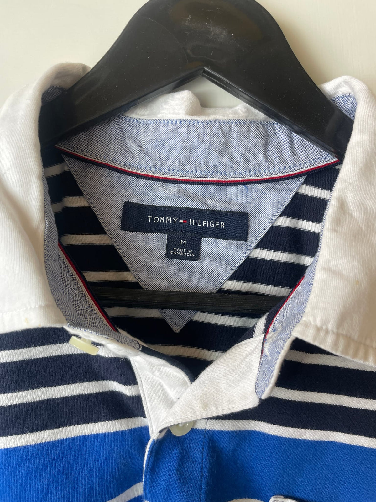 Tommy Hilfiger Block Striped Rugby Polo