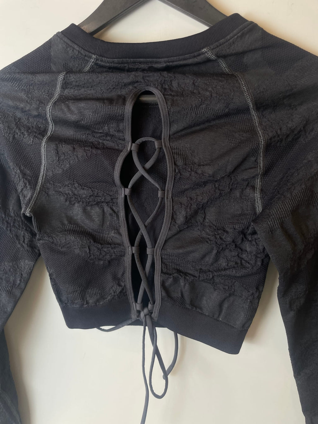 Gymshark Camo Cinched Long Sleeve Crop