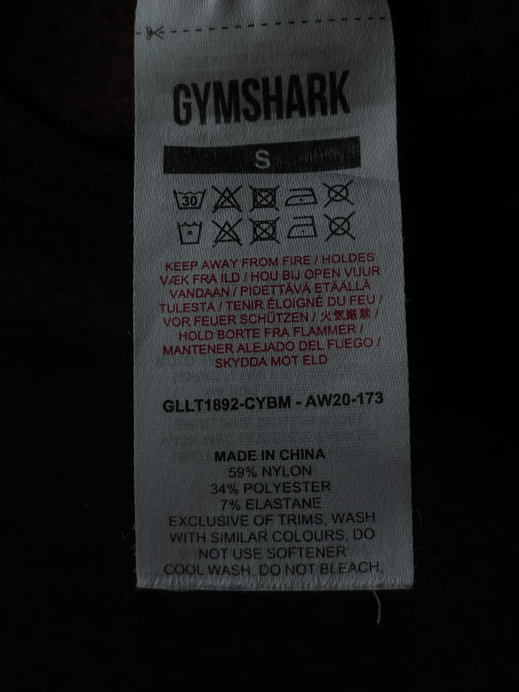 Gymshark Vital Seamless 2.0 Long Sleeve Top
