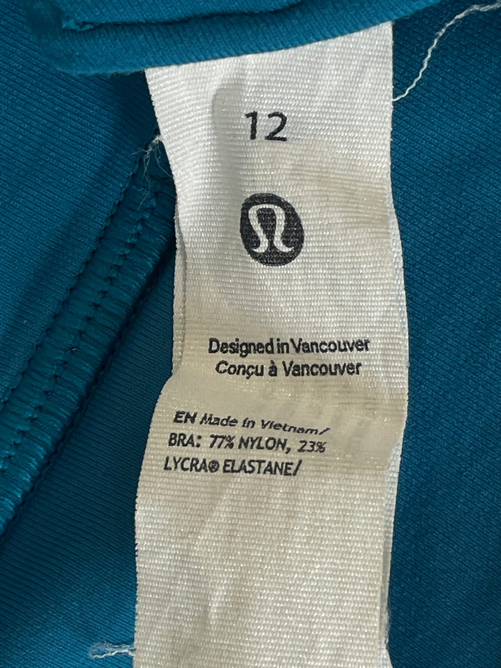Lululemon Energy High-Neck Longline Bra Zip