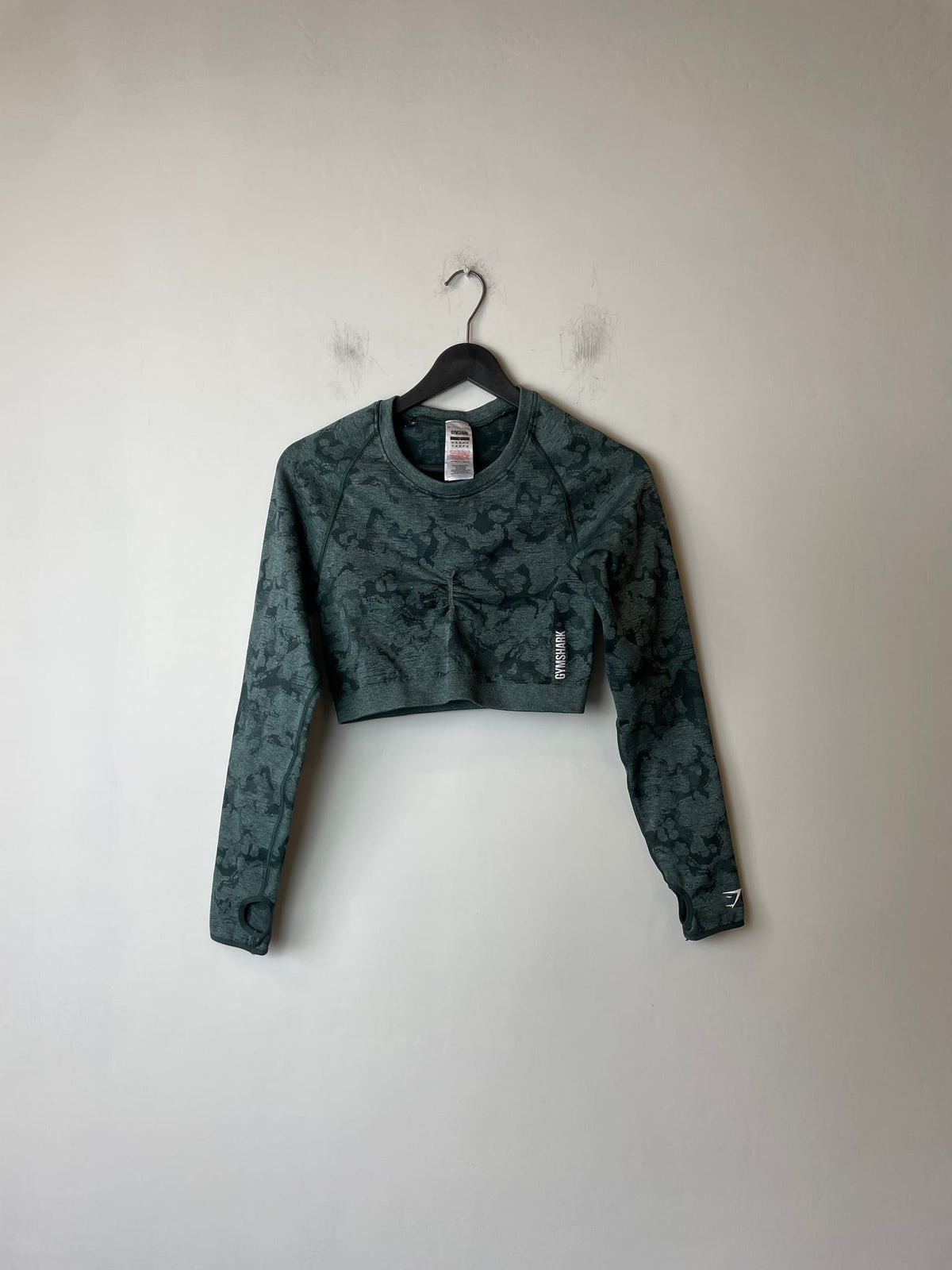 Gymshark Adapt Camo Seamless Long Sleeve Crop