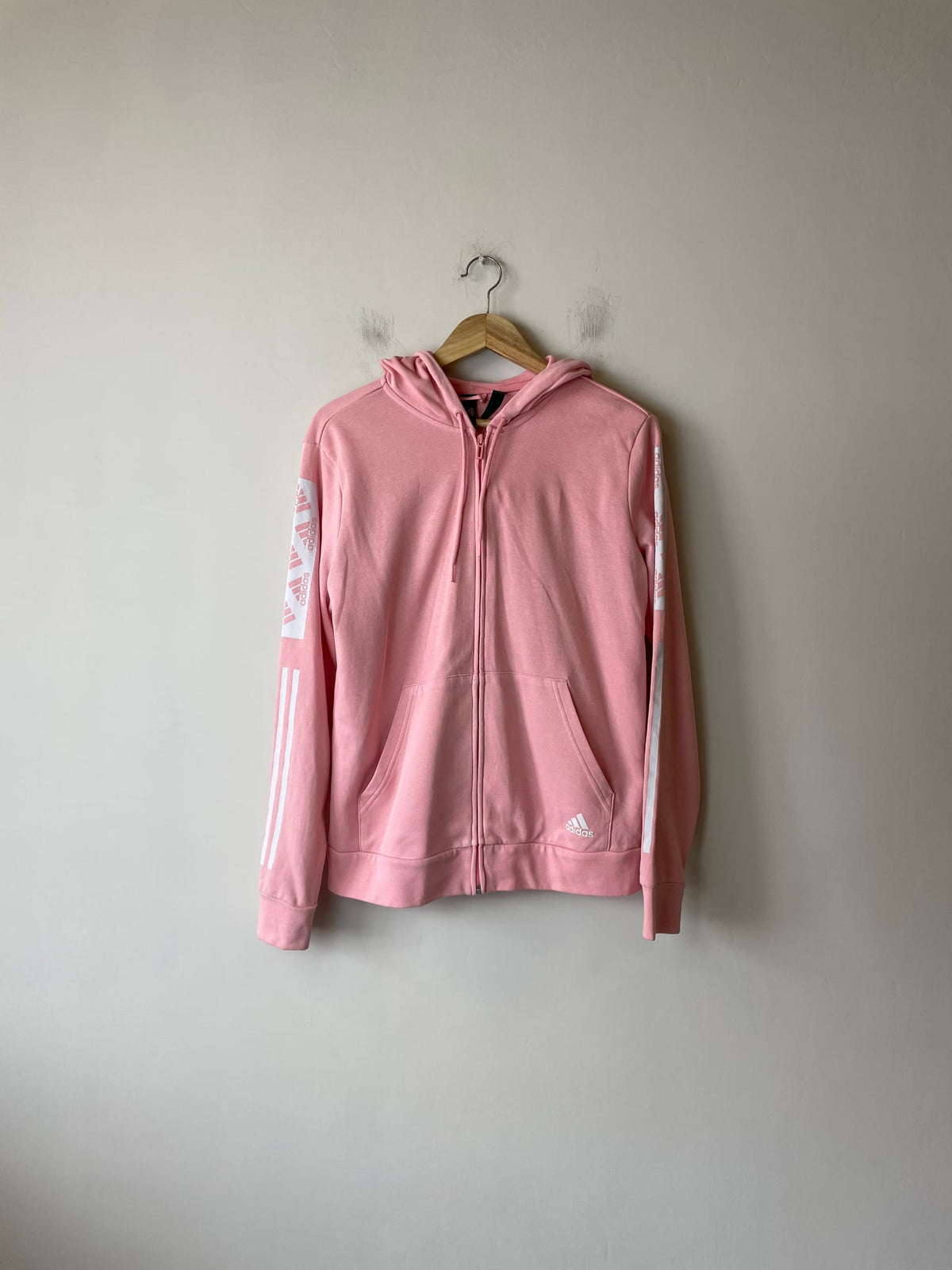 Adidas Brand Love 3-Stripes Full-Zip Hoodie