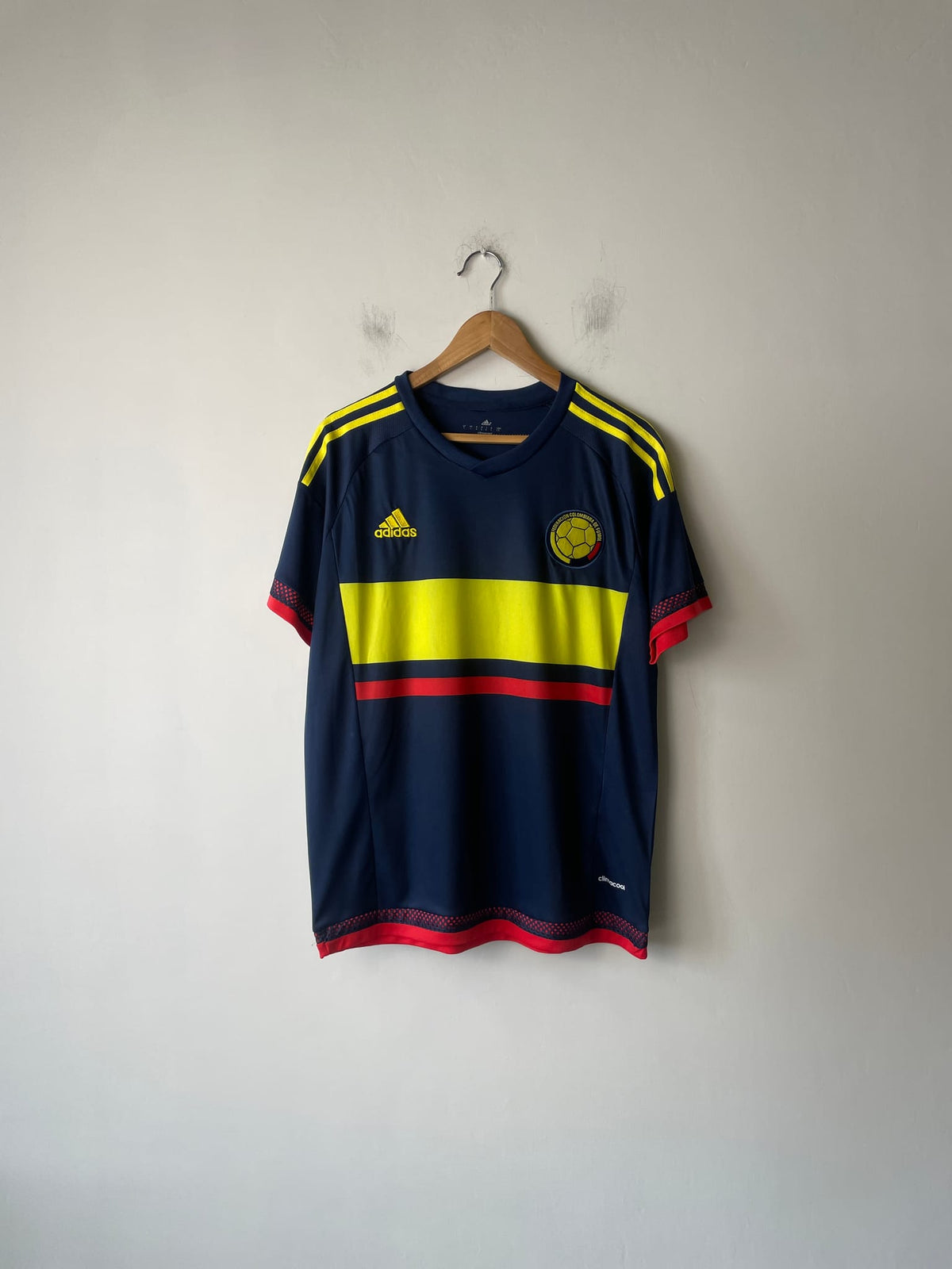 PENDING MEASUREMENTS + SIZE — Adidas Colombia National Team Jersey