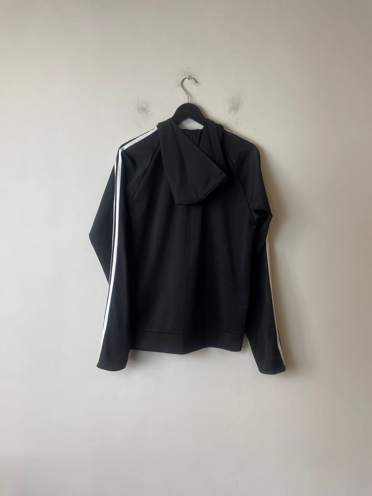 SIZE TO CONFIRM — Adidas Essentials 3-Stripes Full-Zip Hoodie