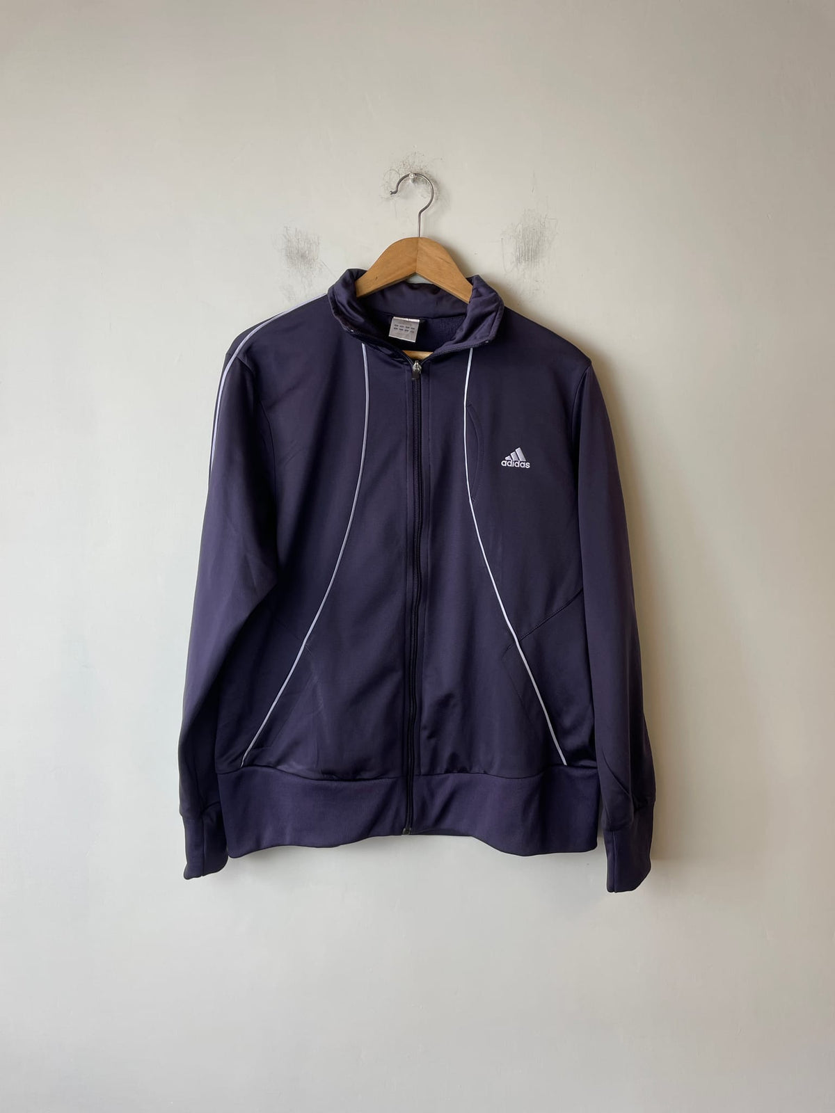Adidas Curve-Stitch Knit Track Jacket