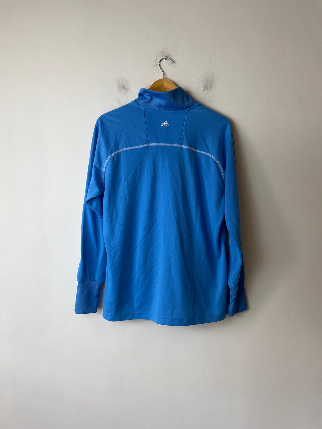 Adidas Contrast Stitched Full-Zip Top