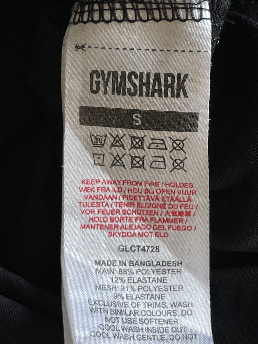 Gymshark Training Long Sleeve Crop Top