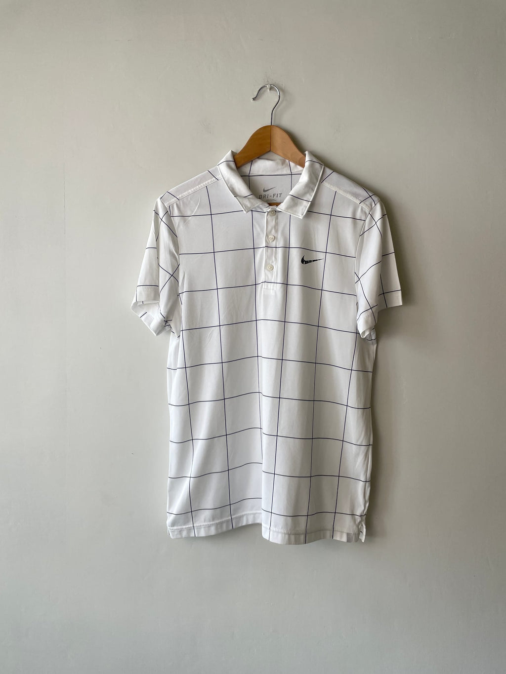Nike Victory Printed Windowpane Golf Polo
