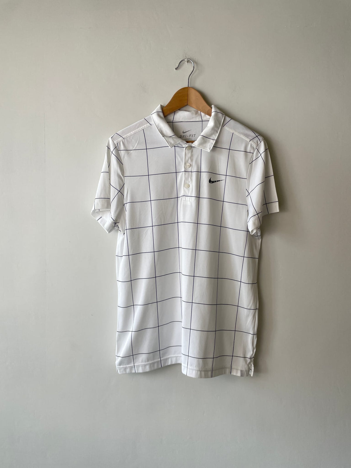 Nike Victory Printed Windowpane Golf Polo