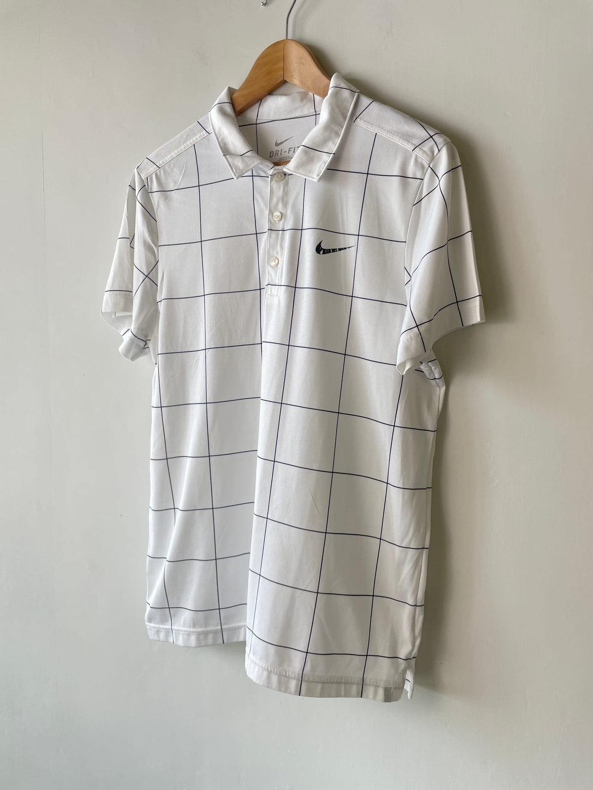 Nike Victory Printed Windowpane Golf Polo