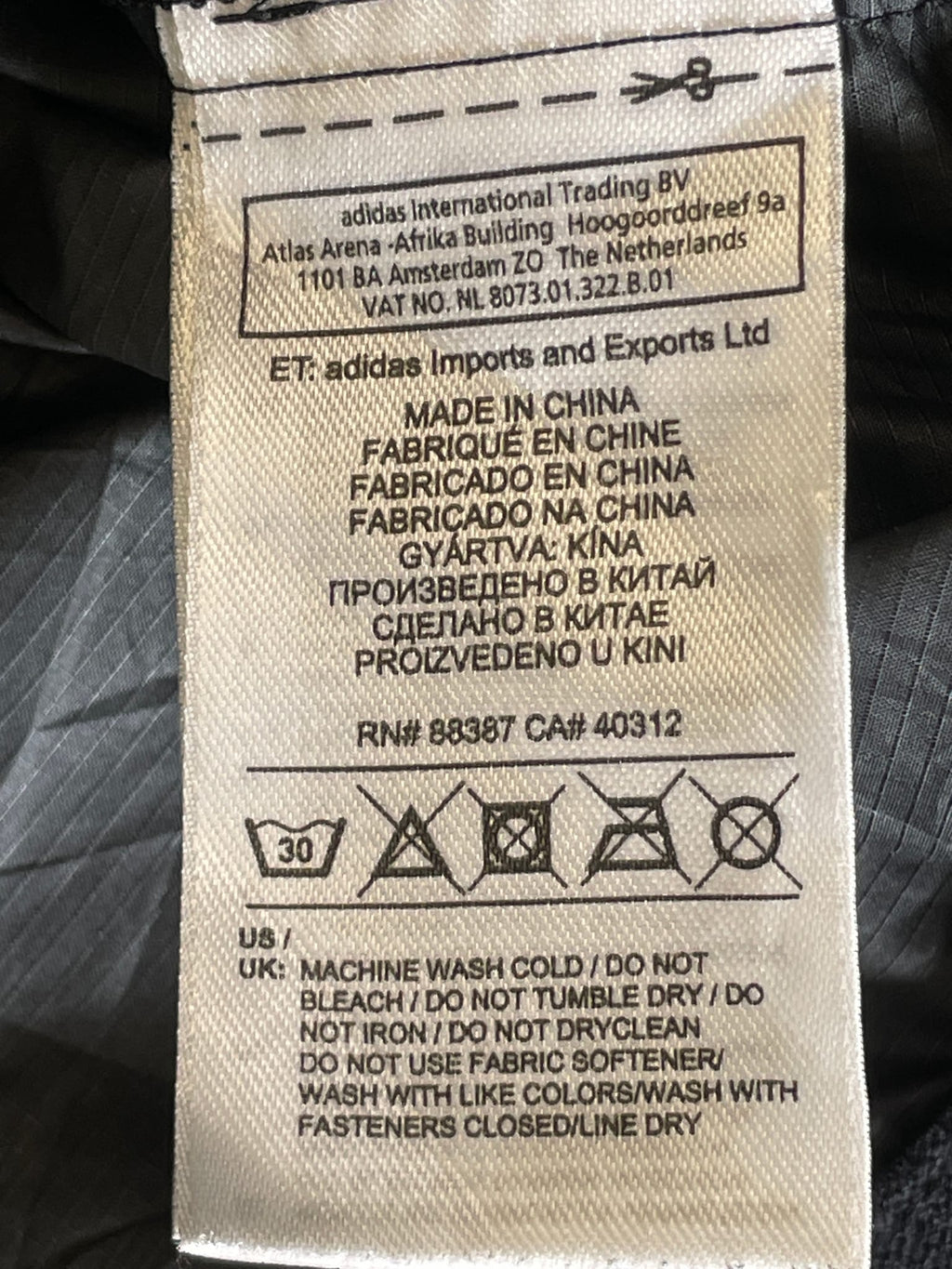 Adidas Wind Full-Zip Vest